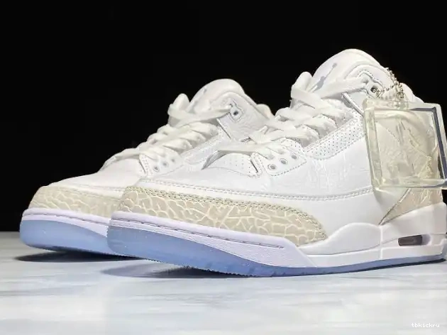Rep TBK 3 136064-111 White Retro Triple Jordan Air 0610